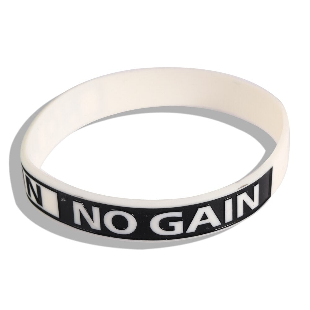 "The Road to Dreams" "Never Give Up" Inspirational Silicone Rubber Bracelet - SIDNEY DREAMS, L.L.C.